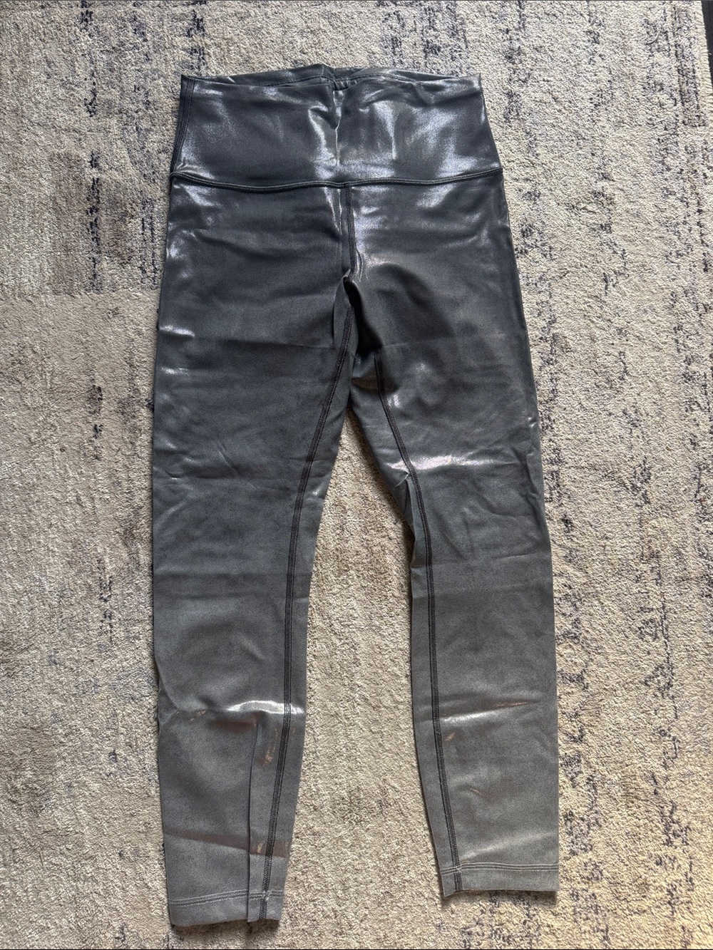 Lululemon Wunder Train High-Rise Foil 25” Leggings